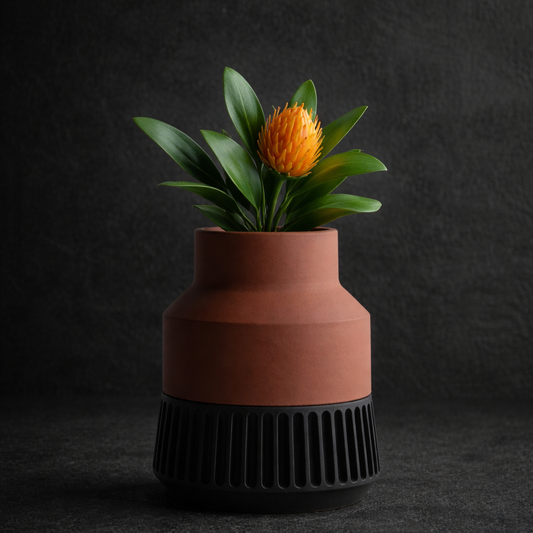 Modulare Designvase – Zweiteilig
