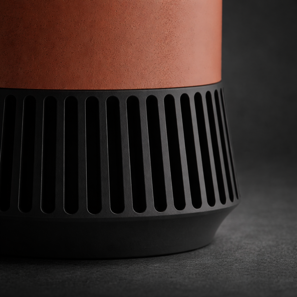 Modulare Designvase – Zweiteilig