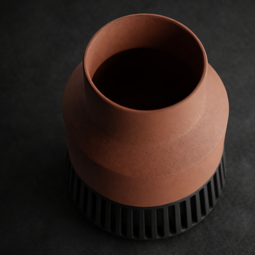 Modulare Designvase – Zweiteilig