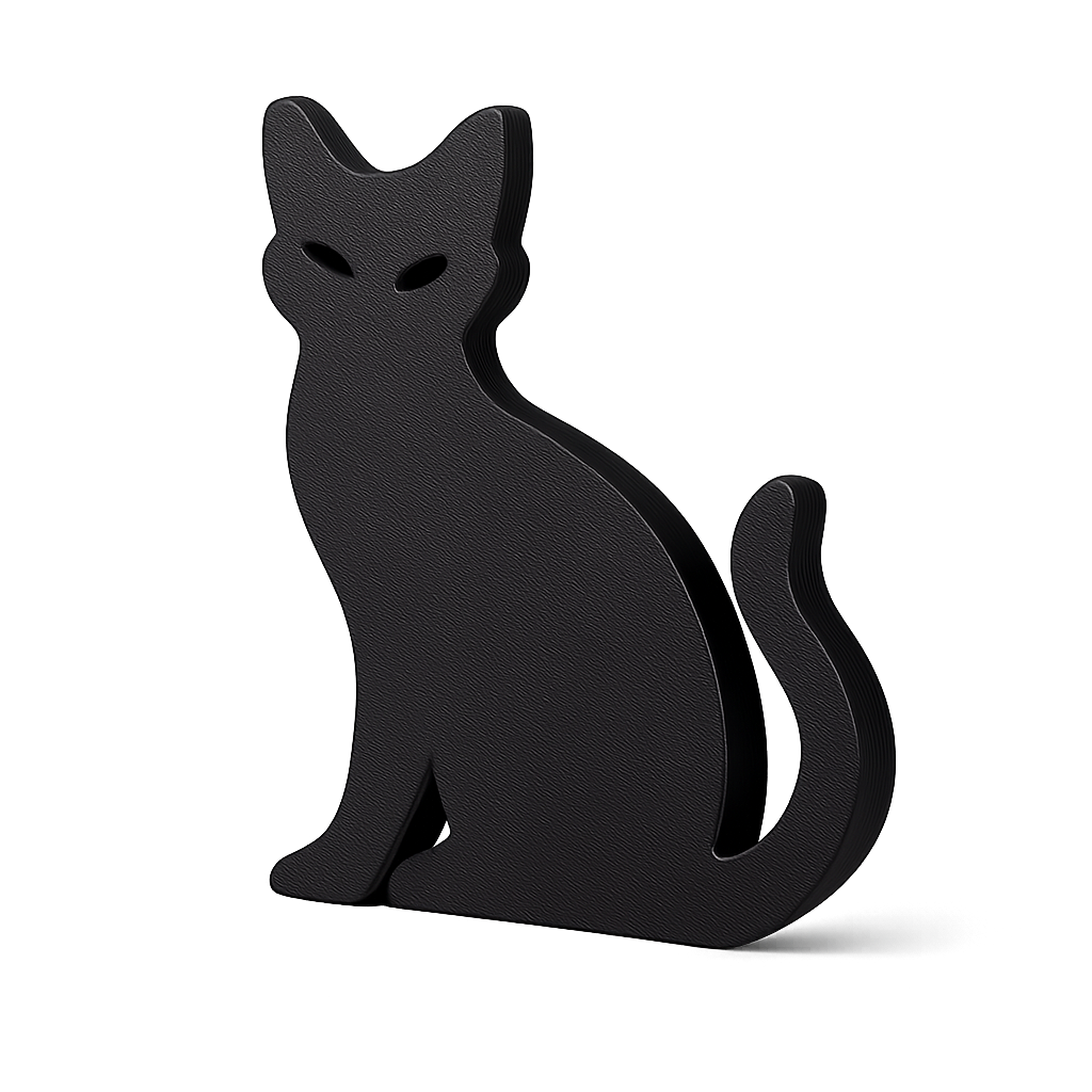 Katzen Statue Figur | Selbstgemacht | Tischdeko | Geschenk Geburtstag