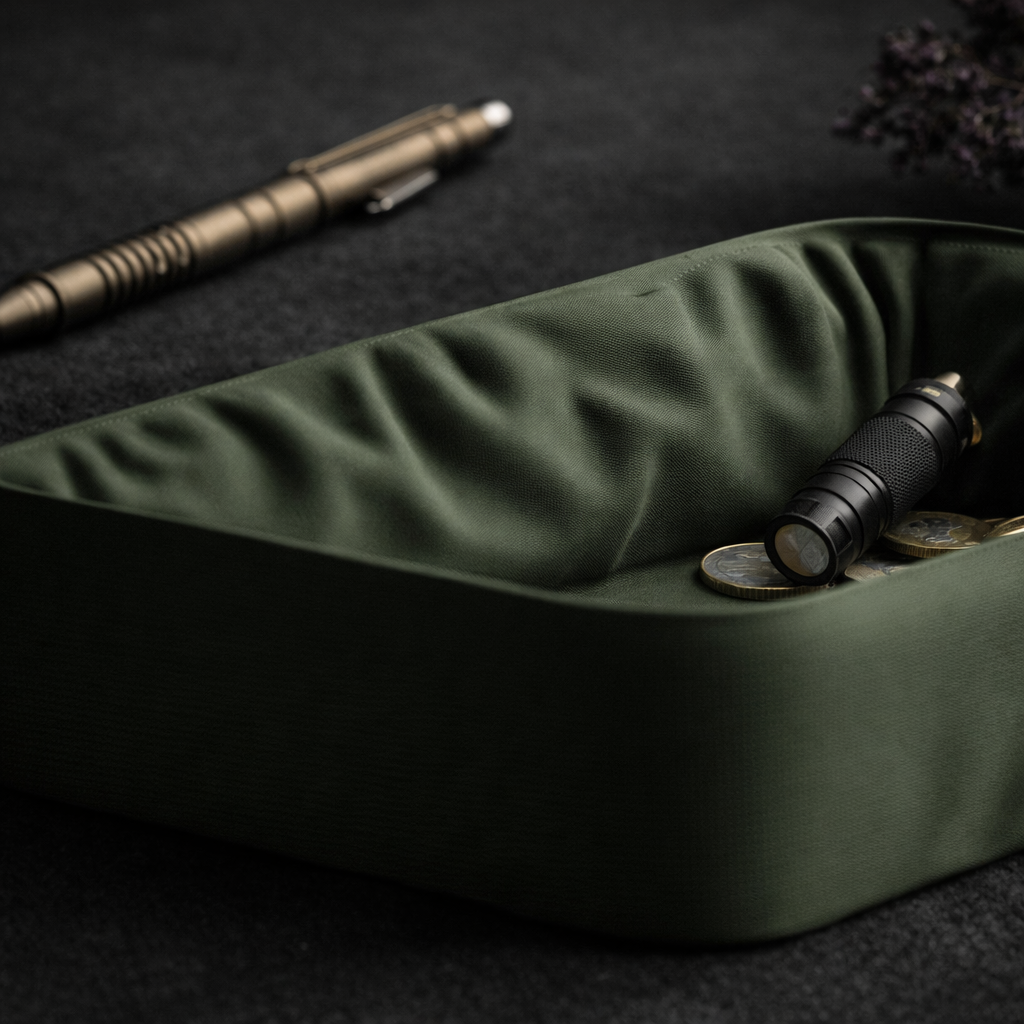 Gefaltete Design Ablage