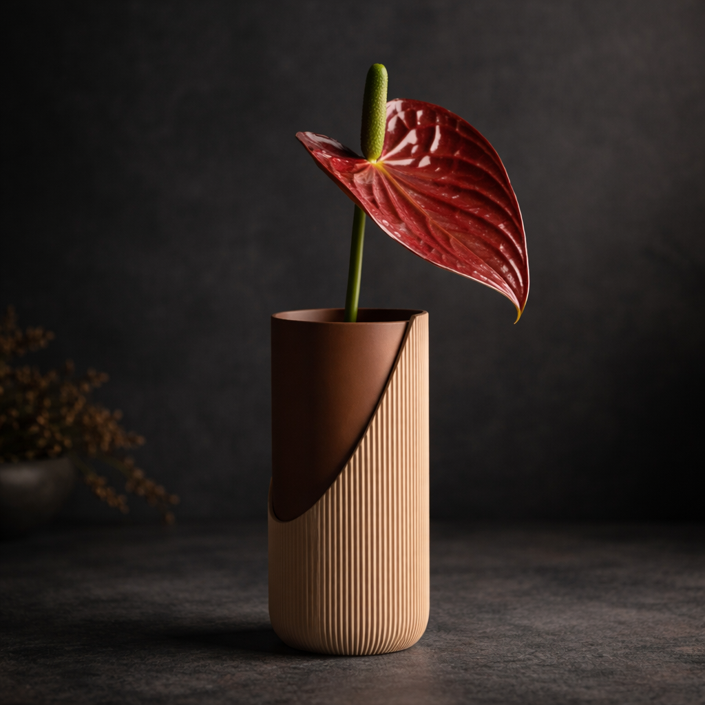 Zweiteilige Struktur-Vase