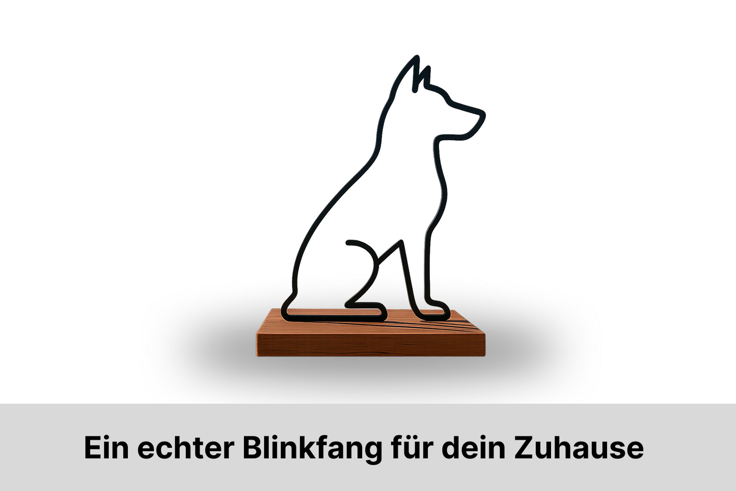 Hunde Silhouette Aufsteller | Selbstgemacht | Dekoration | Geschenk | moderne Dekofigur