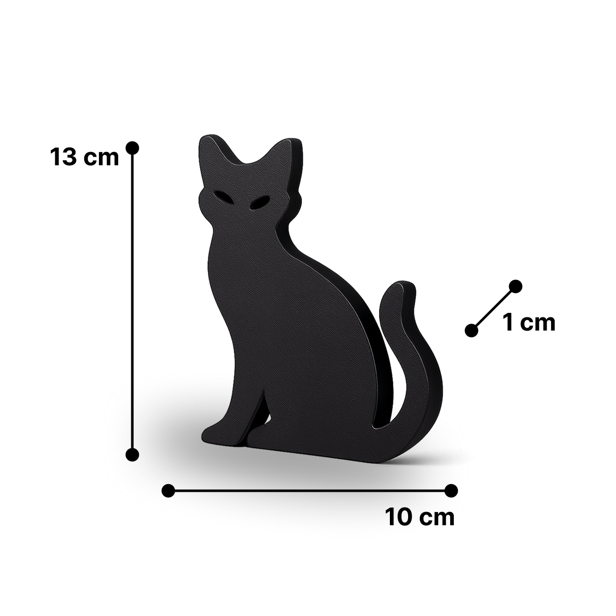 Katzen Statue Figur | Selbstgemacht | Tischdeko | Geschenk Geburtstag