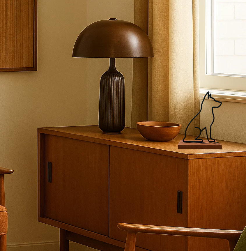 Hunde Silhouette Aufsteller | Selbstgemacht | Dekoration | Geschenk | moderne Dekofigur