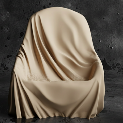 Skulpturaler Stoff-Handyhalter