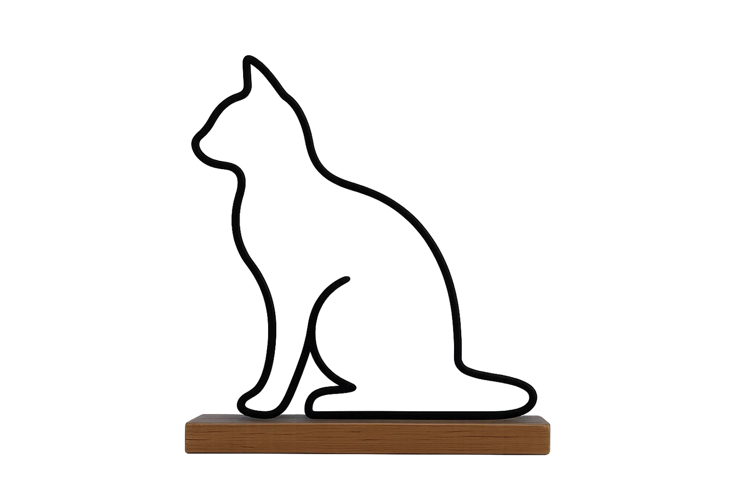 Katzen Aufsteller | Selbstgemacht | Dekoration | Geschenk | moderne Dekofigur