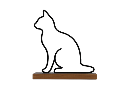 Katzen Silhouette Aufsteller