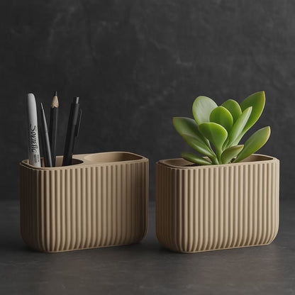 Moderner gerippter Organizer